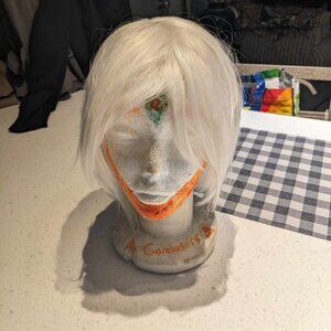 Used white wig